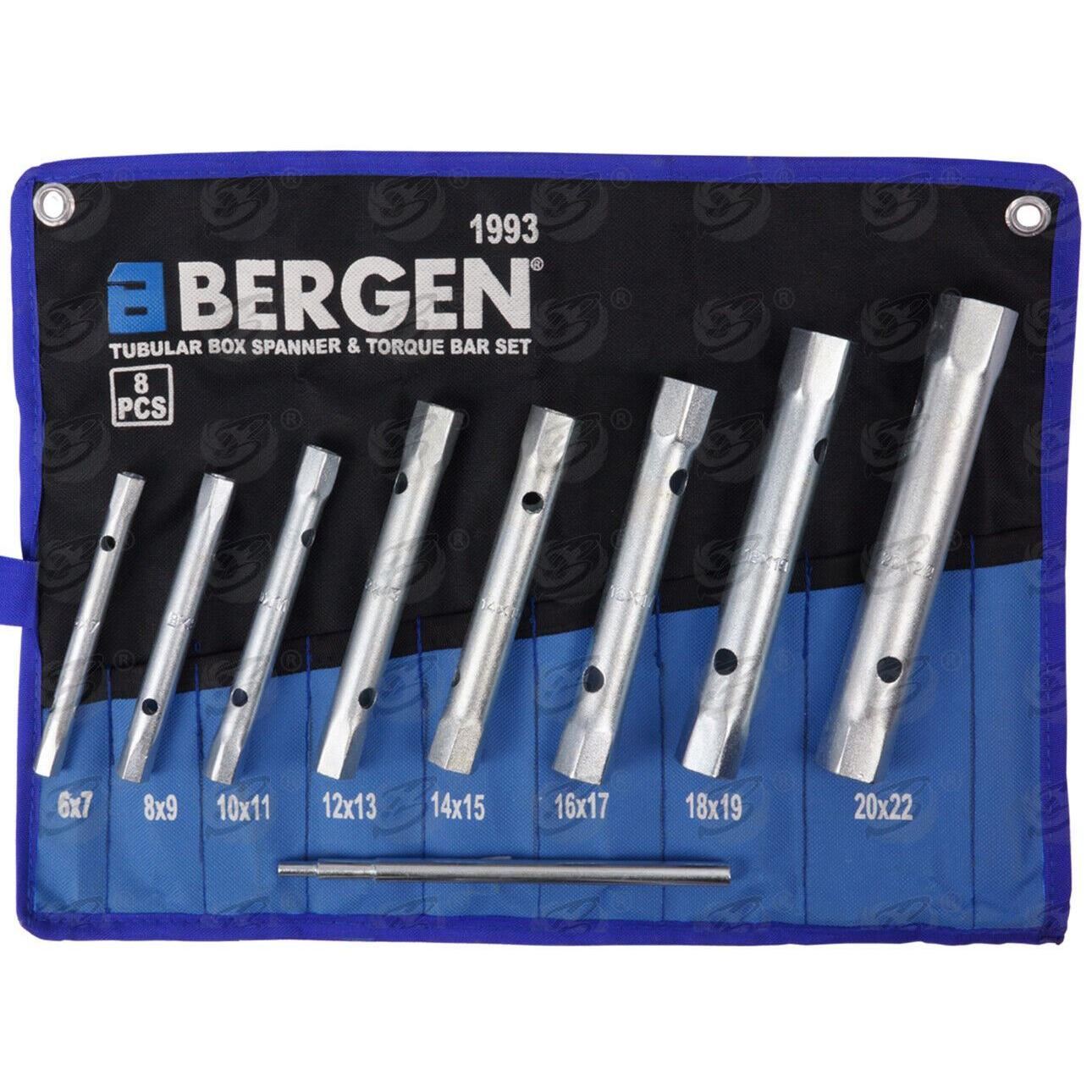 US Pro 8 Piece Tubular Box Spanners 6mm - 22mm 2271