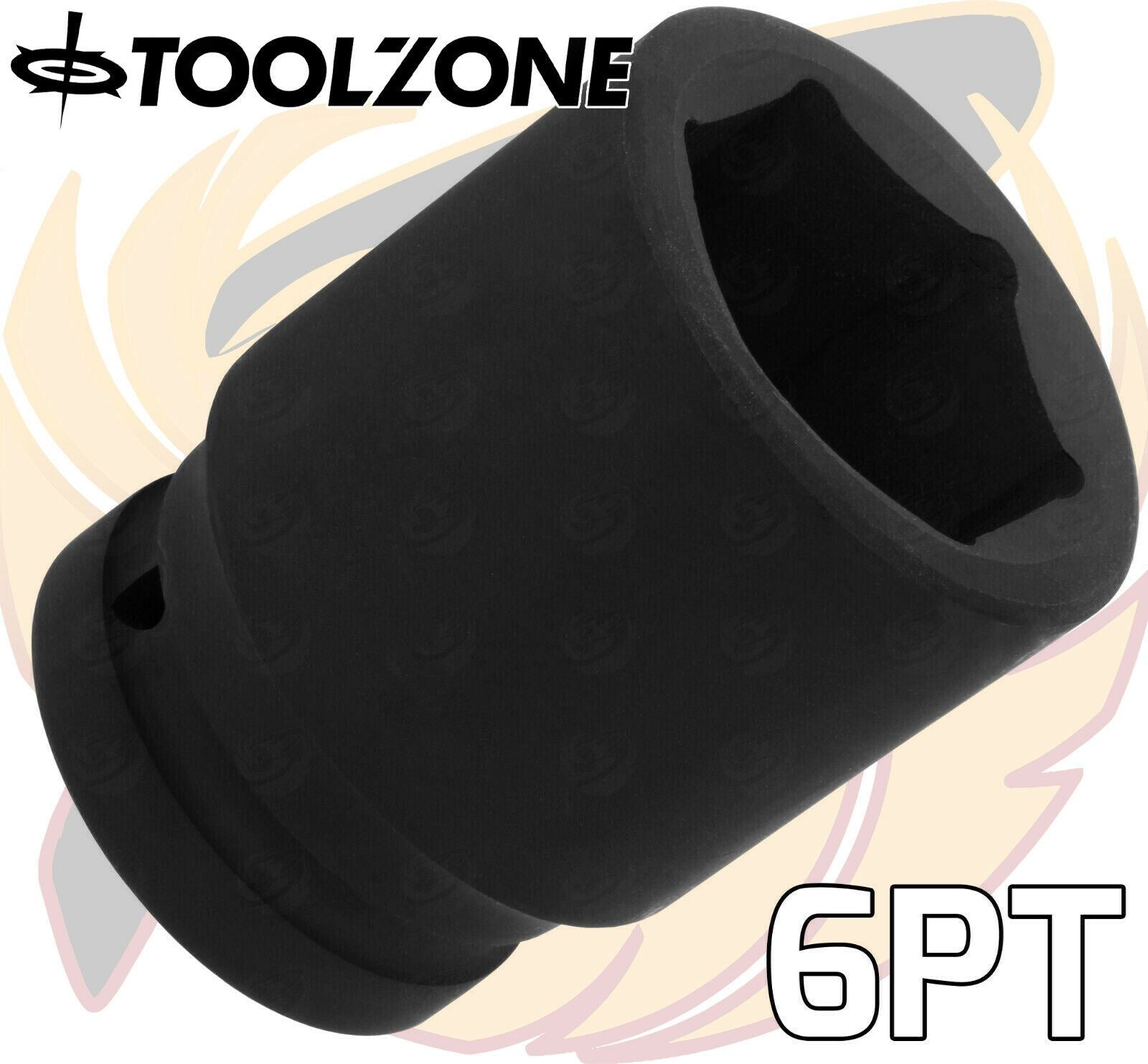 TOOLZONE 12PCS 3/4" DRIVE 6 POINT DEEP IMPACT SOCKETS 24MM - 41MM