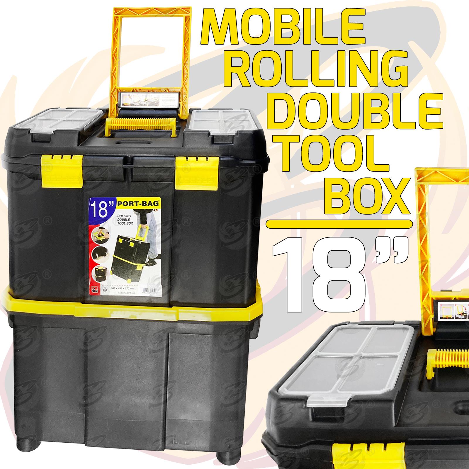 TOOLZONE ROLLING STORAGE TOOLBOX