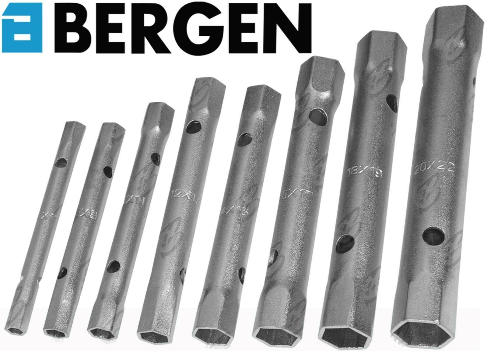 US PRO 8PCS TUBULAR BOX SPANNERS 6MM - 22MM