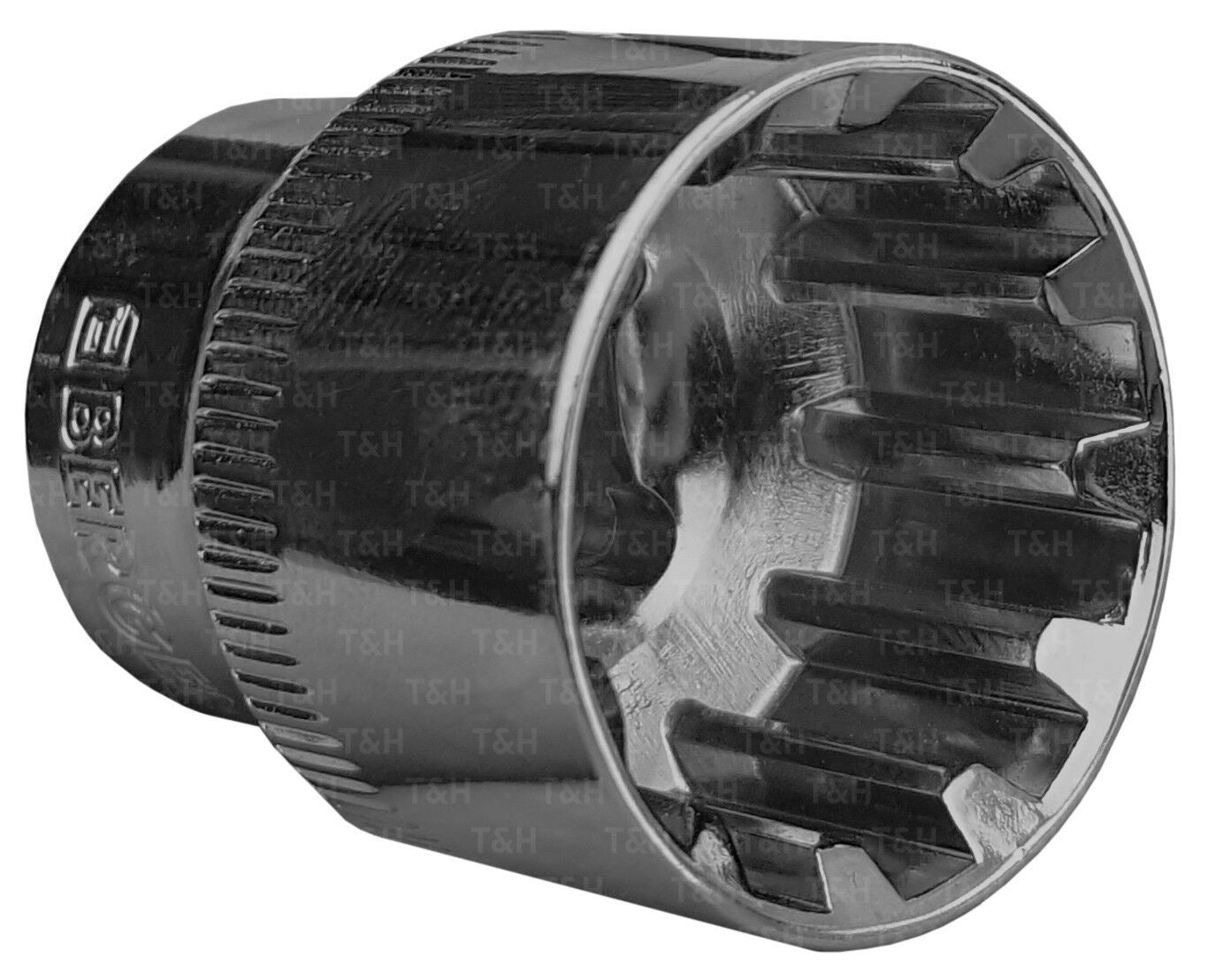 US PRO 52PCS 1/4" & 3/8" DRIVE GEAR LOCK SOCKET & BIT SET 4MM - 19MM