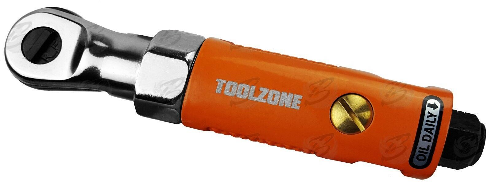 TOOLZONE 1/4" DRIVE STUBBY AIR IMPACT RATCHET WRENCH