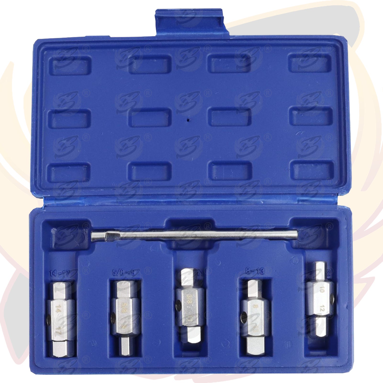 NEILSEN 16L OIL DRAIN PAN & US PRO 5PCS DRAIN PLUG KEY SET