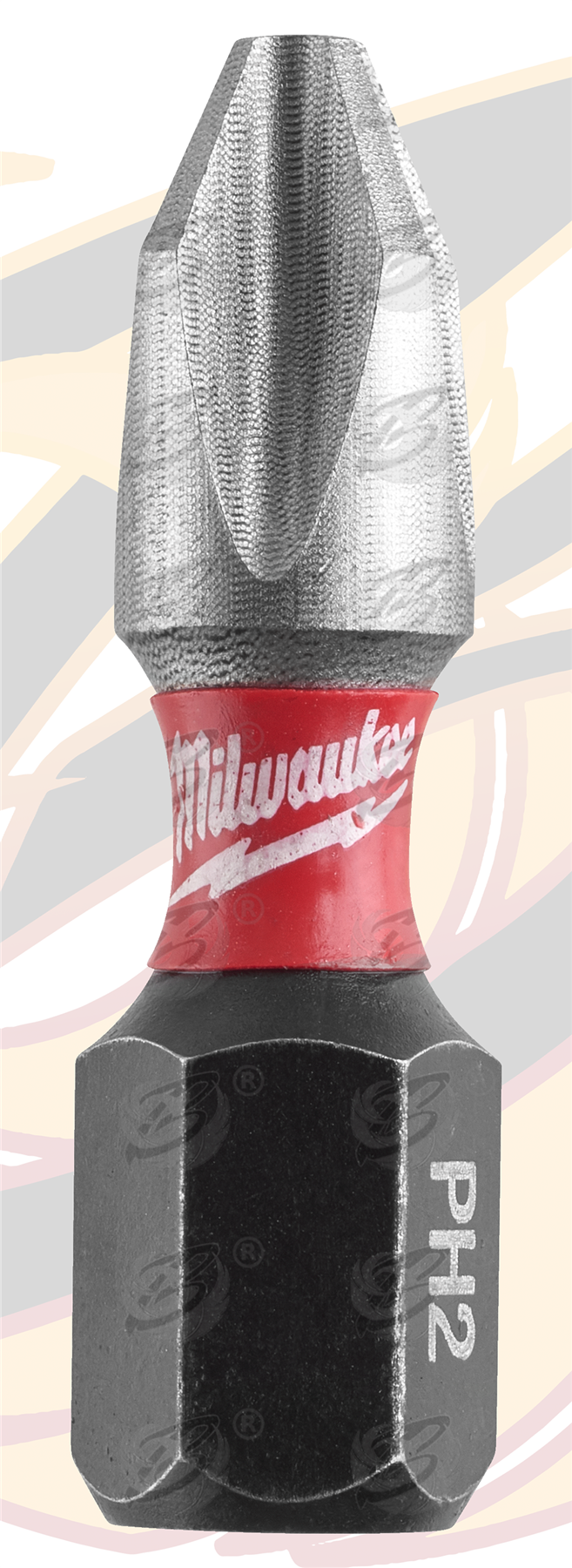 Milwaukee 25 Piece PH2 x 25mm PHillips Impact Drill / Driver Bits ( Shockwave Impact Duty ) ( 4932472037 )