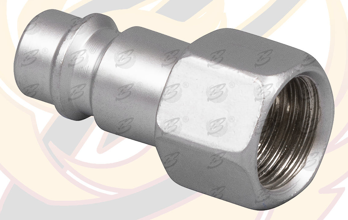 SEALEY HIGH FLOW SCREWED ADAPTOR FEMALE 1/4"BSPT - PACK OF 5