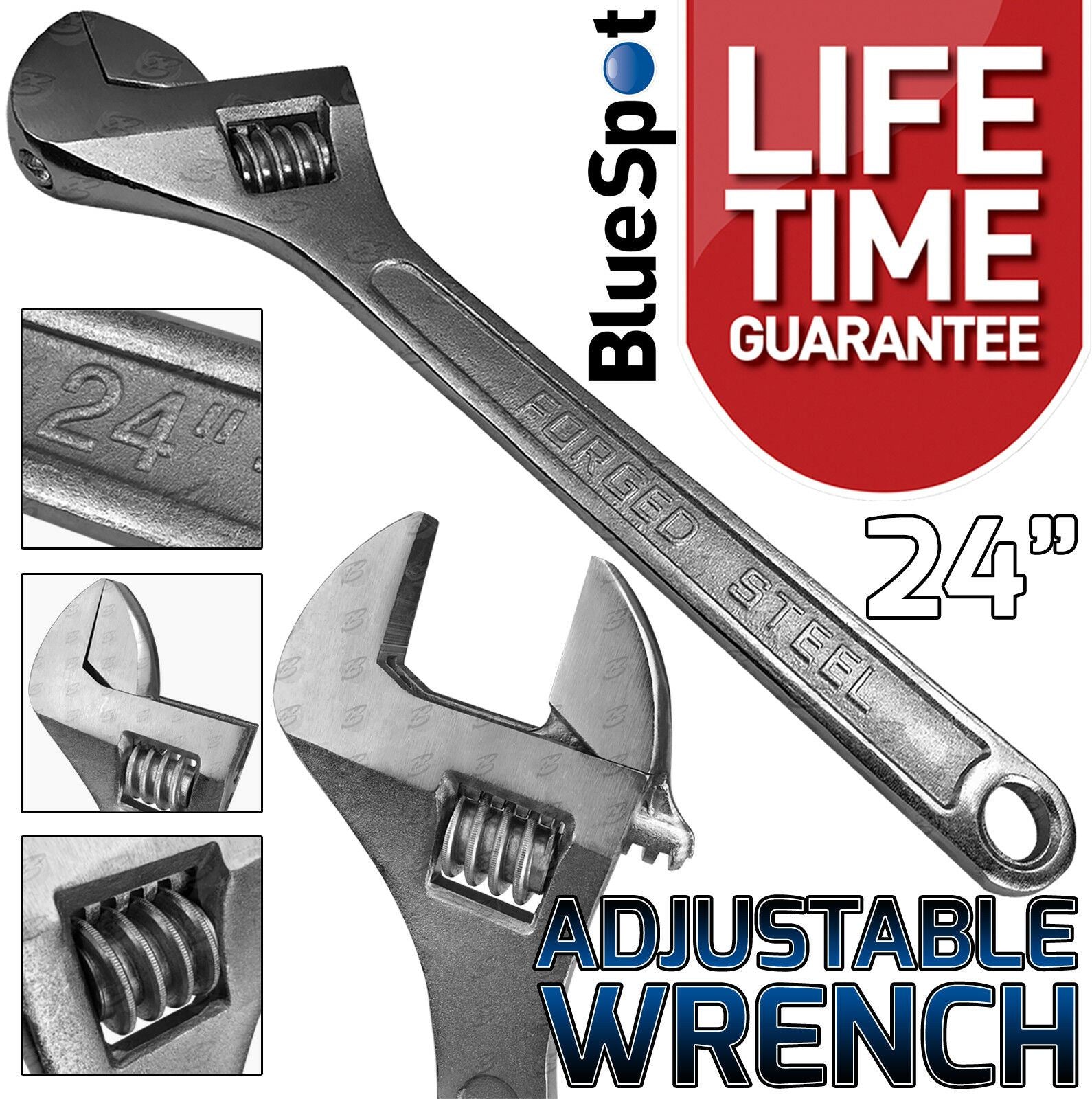 BLUESPOT 24" ADJUSTABLE WRENCH