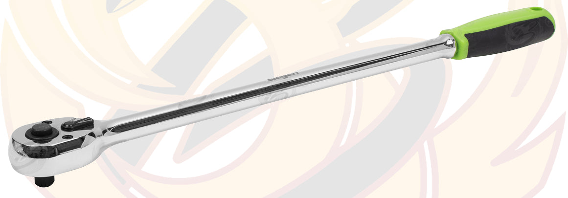 SIEGEN 1/4" DRIVE 72 TOOTH EXTRA LONG RATCHET HANDLE