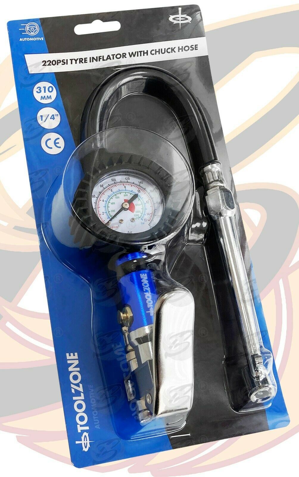 Toolzone 220Psi Tyre Inflator ( AU361 )