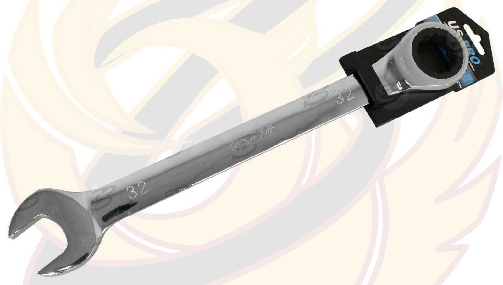 US Pro 32mm 72 Tooth Ratchet Spanner 3590