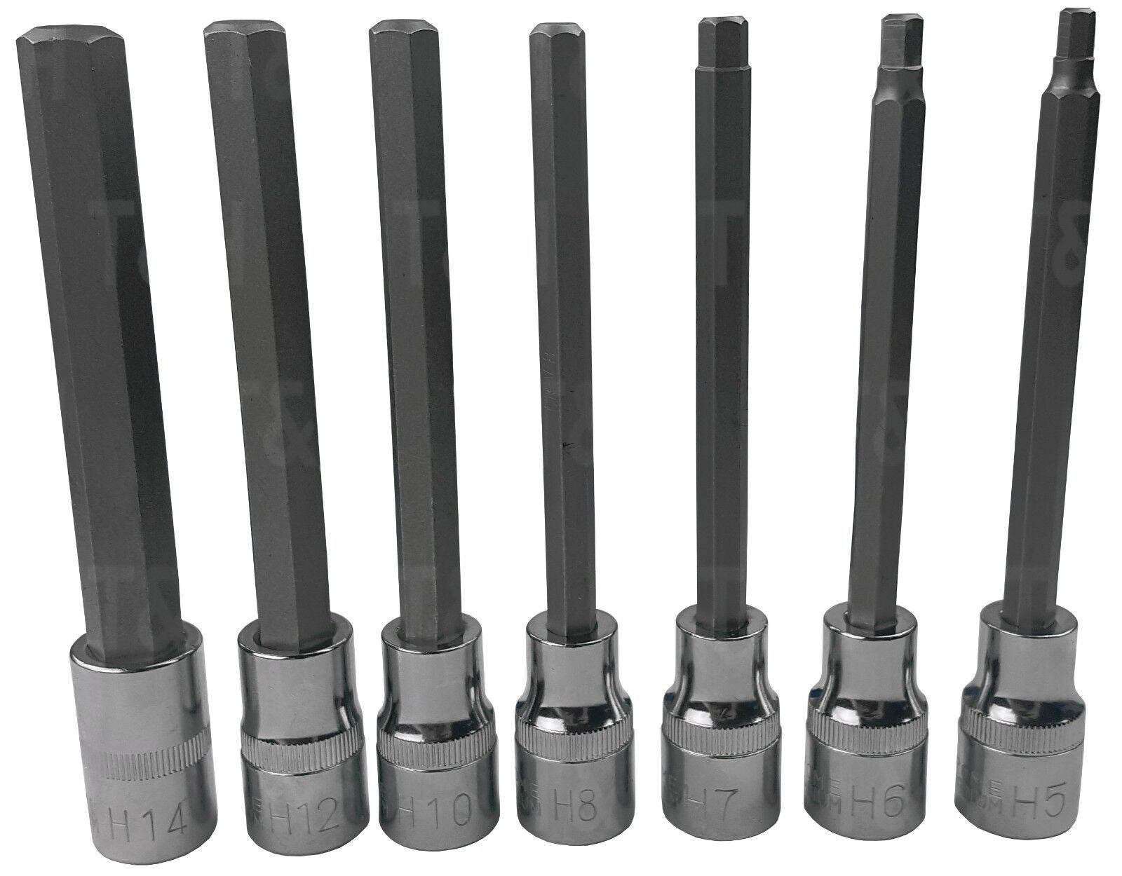 US Pro 30 Piece 1/2" Drive Hex Bit Sockets H5 - H19 3229