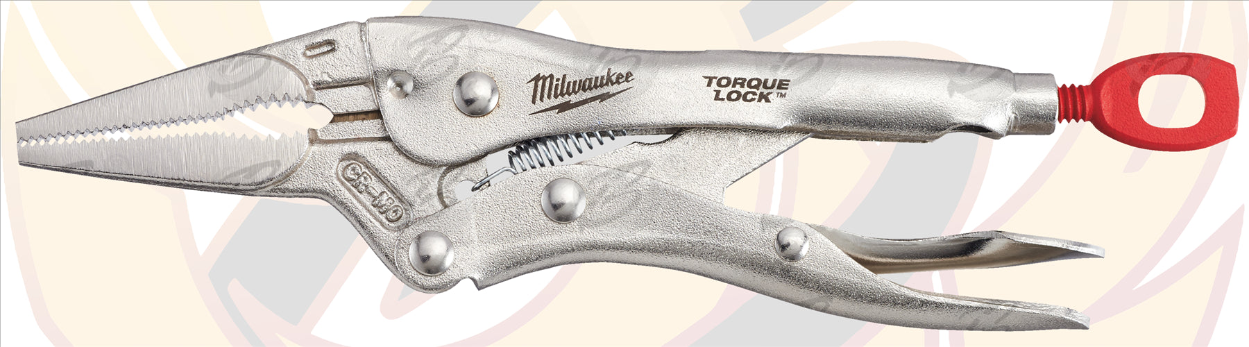 MILWAUKEE 6" LONG NOSE TORQUE LOCK LOCKING PLIERS