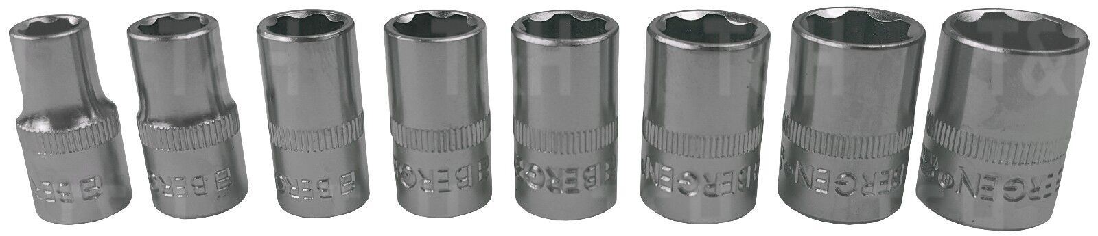 US Pro 22 Piece 1/4" & 3/8" Drive Super Lock Sockets 6mm - 19mm 1398