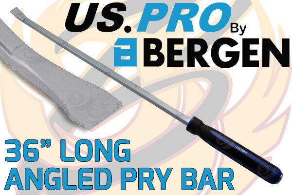 US PRO 36" EXTRA LONG ANGLED GO - THROUGH PRY BAR