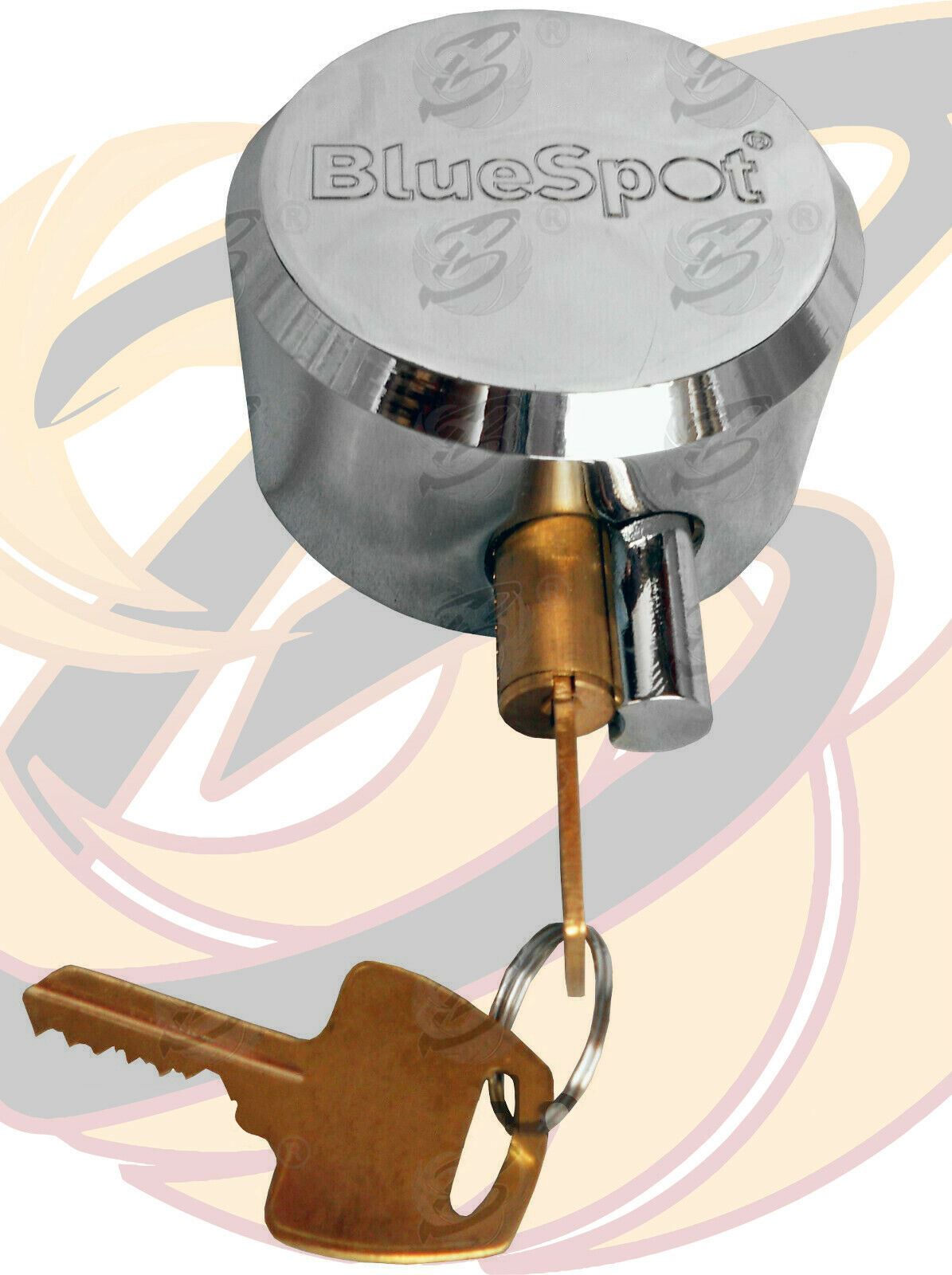 BLUESPOT 73MM ROUND SHACKLELESS PADLOCK