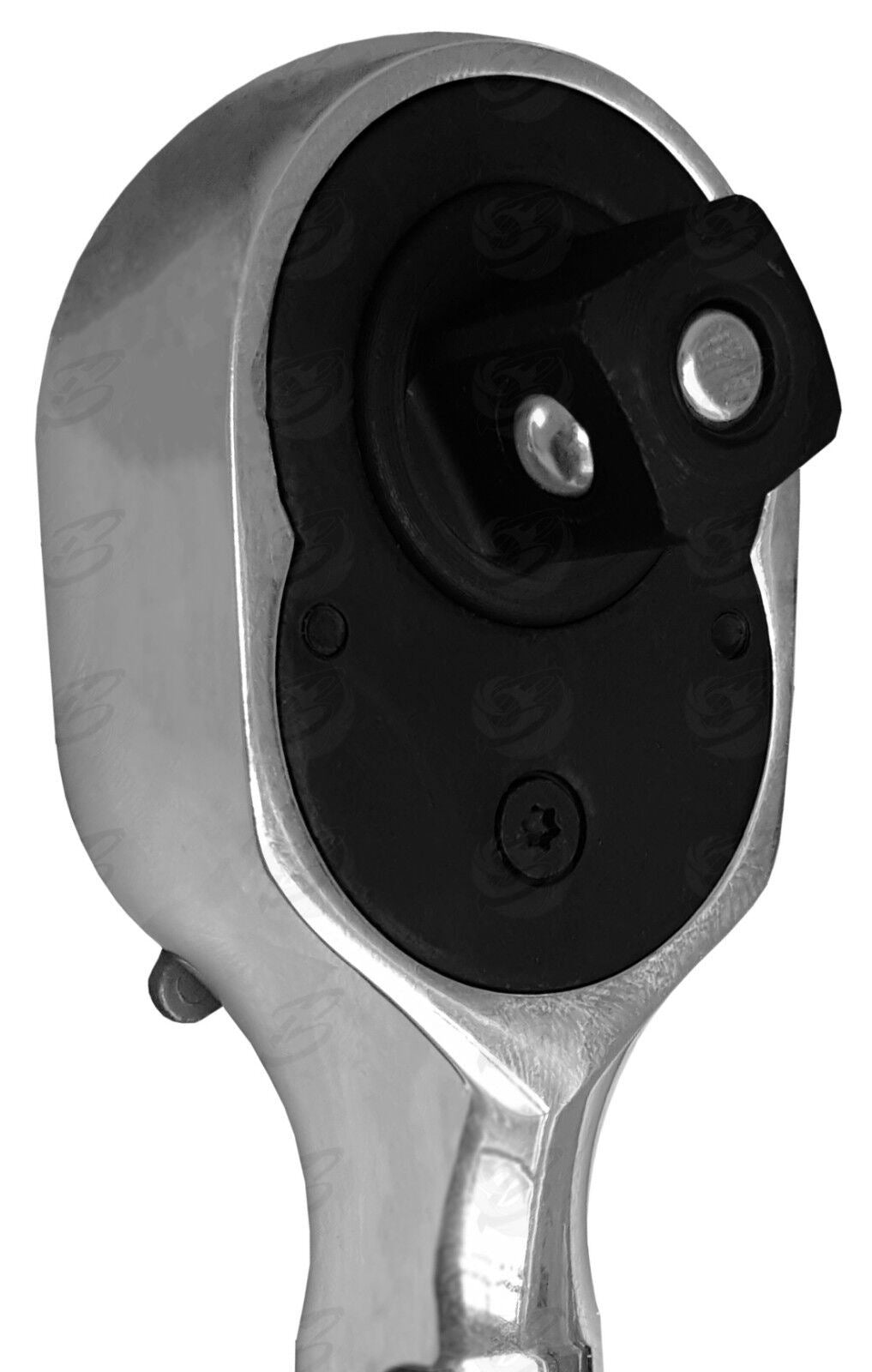 TOOLZONE 3PCS 72 TOOTH STUBBY RATCHET HANDLE SET 1/4" & 3/8" & 1/2" DRIVE