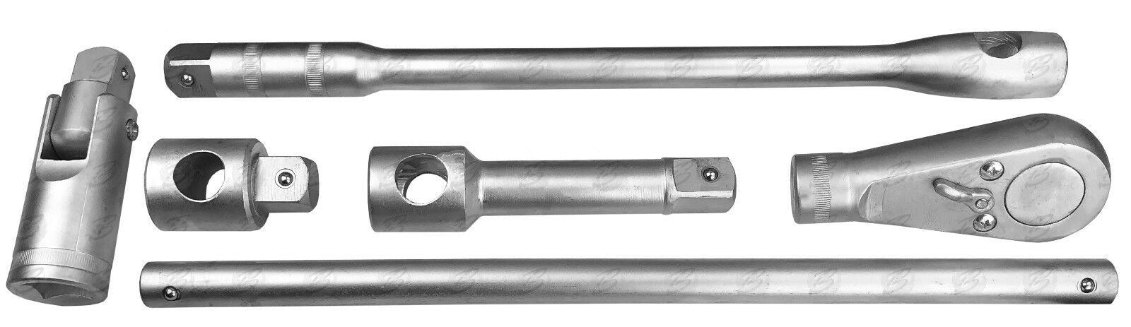 TOOLZONE 21PCS 1" DRIVE 12 POINT SOCKET SET 30MM - 80MM