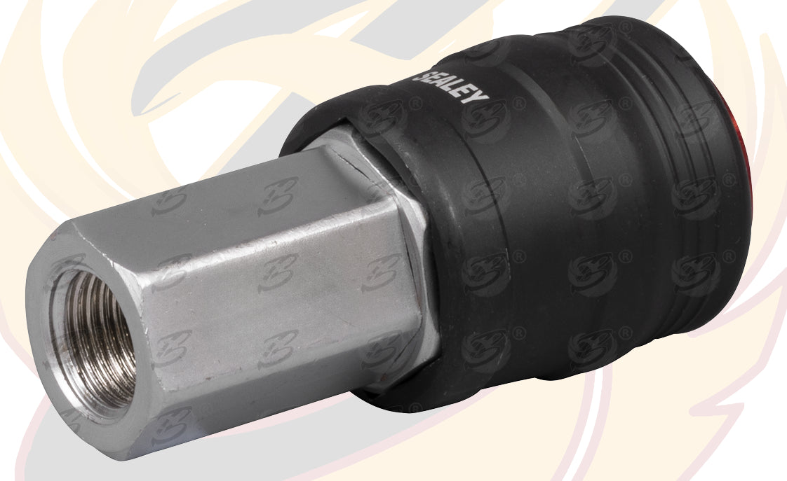 SEALEY HIGH FLOW COUPLING BODY FEMALE 1/4"BSPT
