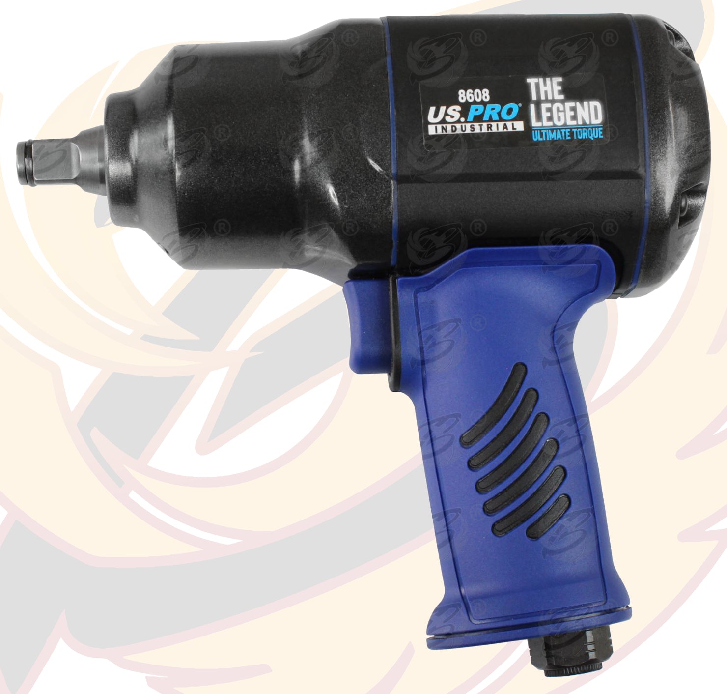 US PRO 1/2" DRIVE AIR IMPACT WRENCH 1700Nm NBT ( THE LEGEND ) & 17MM - 19MM - 21MM DEEP IMPACT SOCKETS