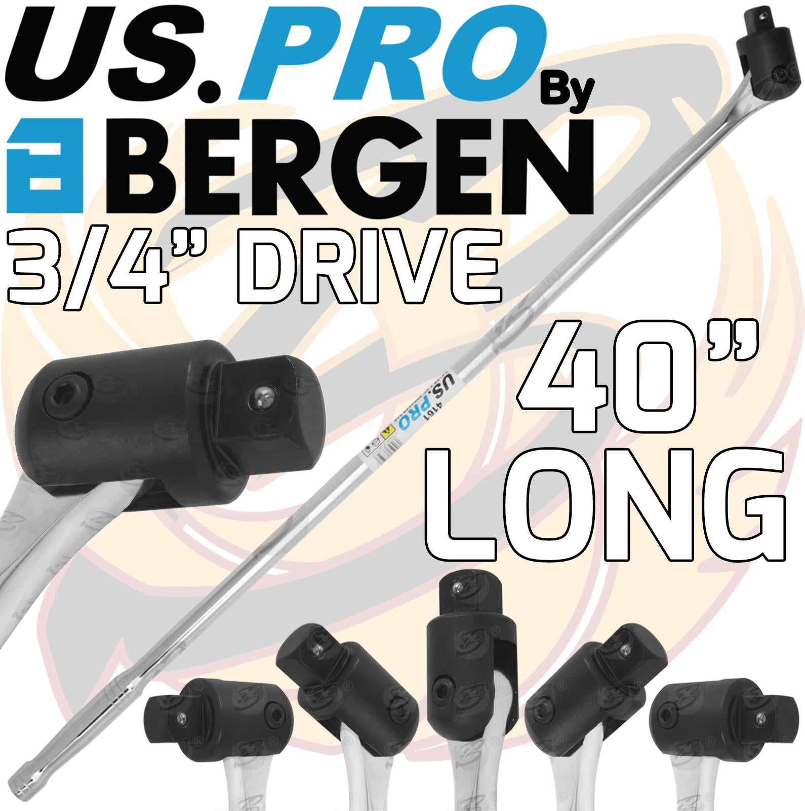 US PRO 3/4" DRIVE 40" LONG BREAKER BAR
