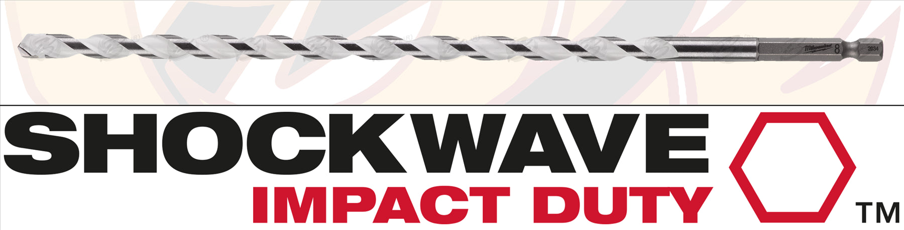 MILWAUKEE 8mm x 260mm MULTI MATERIAL DRILL BIT