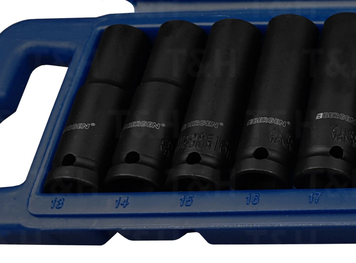 US PRO 13PCS 1/2" DRIVE 12 POINT DEEP IMPACT SOCKETS 13MM - 32MM