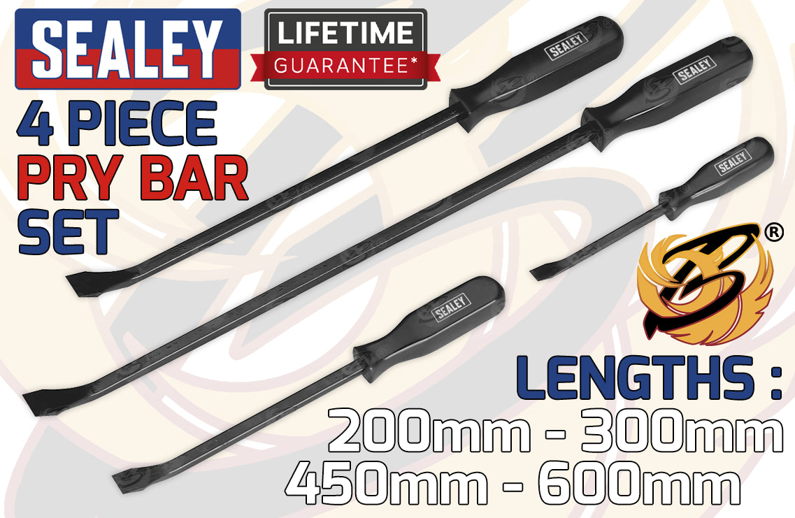 SEALEY 4PCS PRY BAR SET