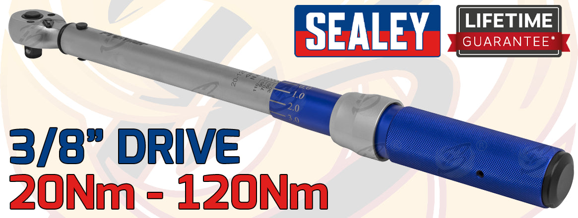 SEALEY 3PCS 1/4" & 3/8" & 1/2" DRIVE CALIBRATED TORQUE WRENCH SET