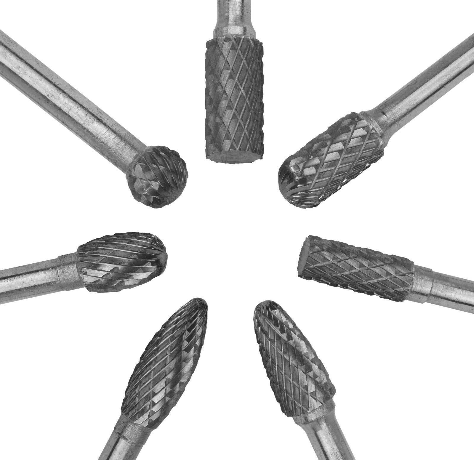 US Pro 7 Piece Tungsten Carbide Burr Set 7072