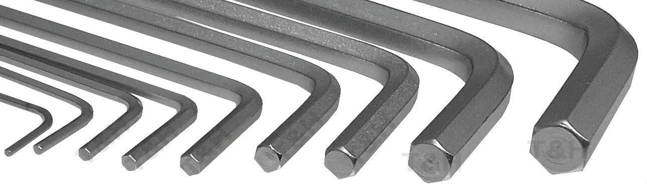 US PRO 9PCS EXTRA LONG BALL END HEX KEY SET H1.5 - H10