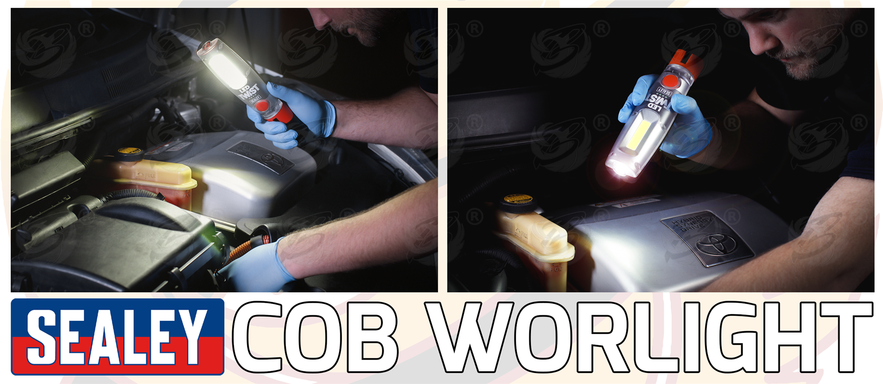 Sealey Rechargeable Cob Led Li - Ion Work Light ( 2000Lm ) ( LED2001 )