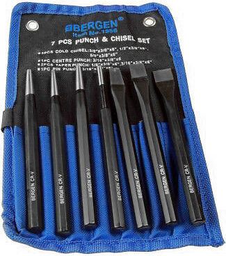 US Pro 7 Piece Punch & Chisel Set 1999