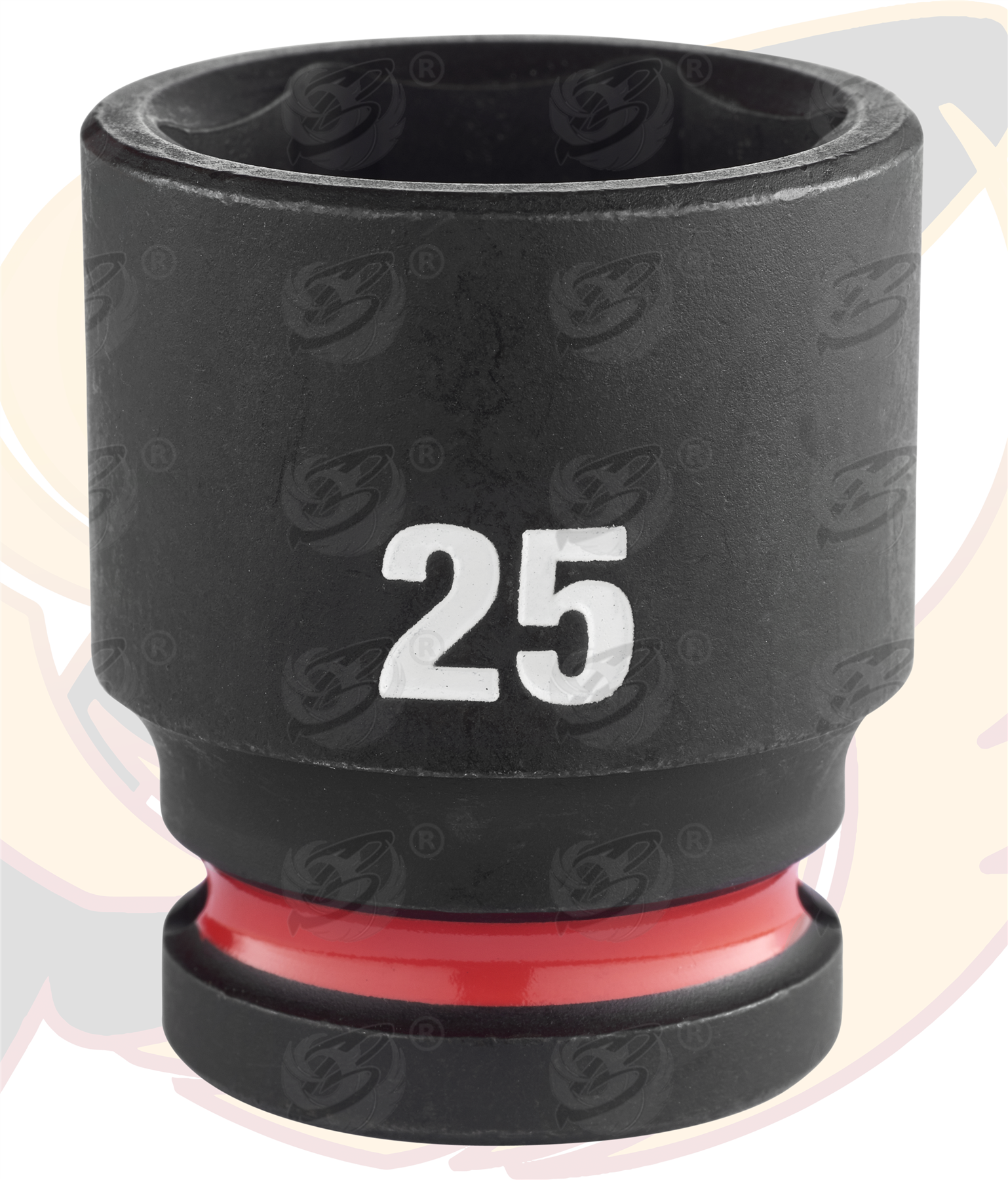 Milwaukee 25mm 1/2" Drive 6 Point Shallow Impact Socket ( Single ) ( 4932480319 )