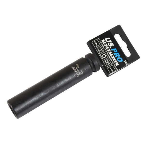 US Pro 1/2" Drive 15mm 6 Point Extra Deep Impact Socket 3801