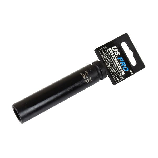 US Pro 1/2" Drive 16mm 6 Point Extra Deep Impact Socket 3802