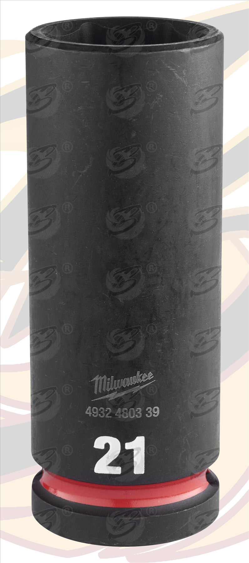 MILWAUKEE 21MM 1/2" DRIVE 6 POINT DEEP IMPACT SOCKET ( SINGLE )