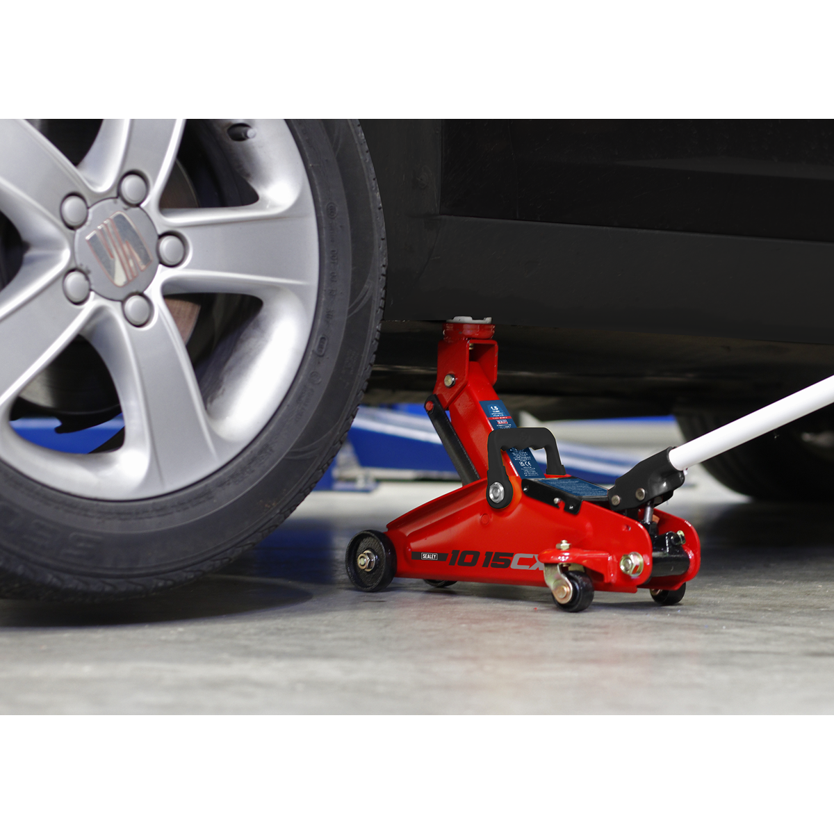 Sealey 1.5 Tonne Short Chasis Trolley Jack 1015CX