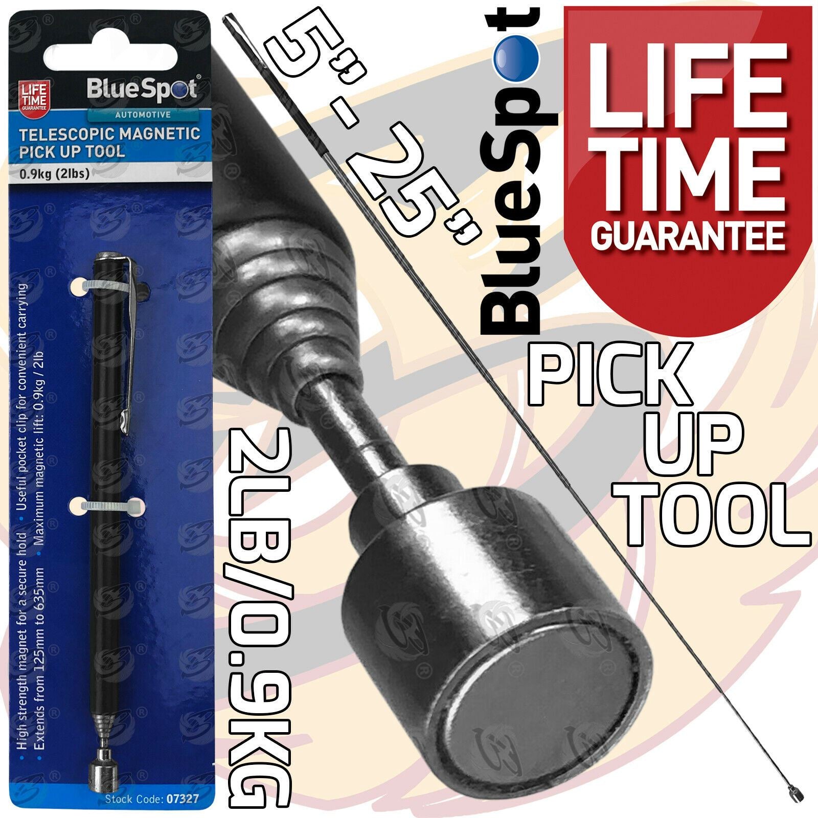 BLUESPOT 2LBS MAGNETIC PICK UP TOOL