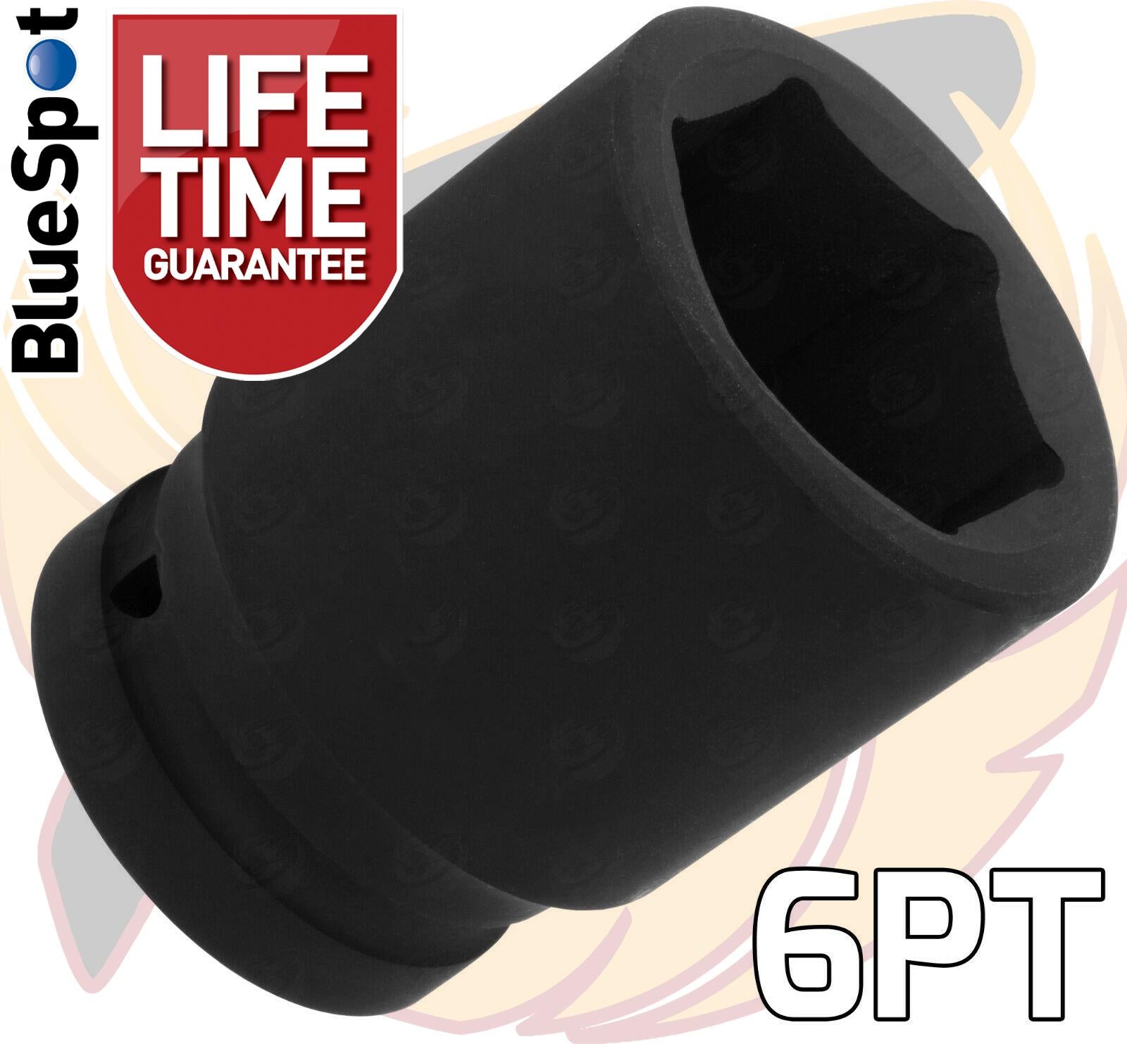 BLUESPOT 11PCS 3/4" DRIVE 6 POINT DEEP IMPACT SOCKETS 17MM - 38MM