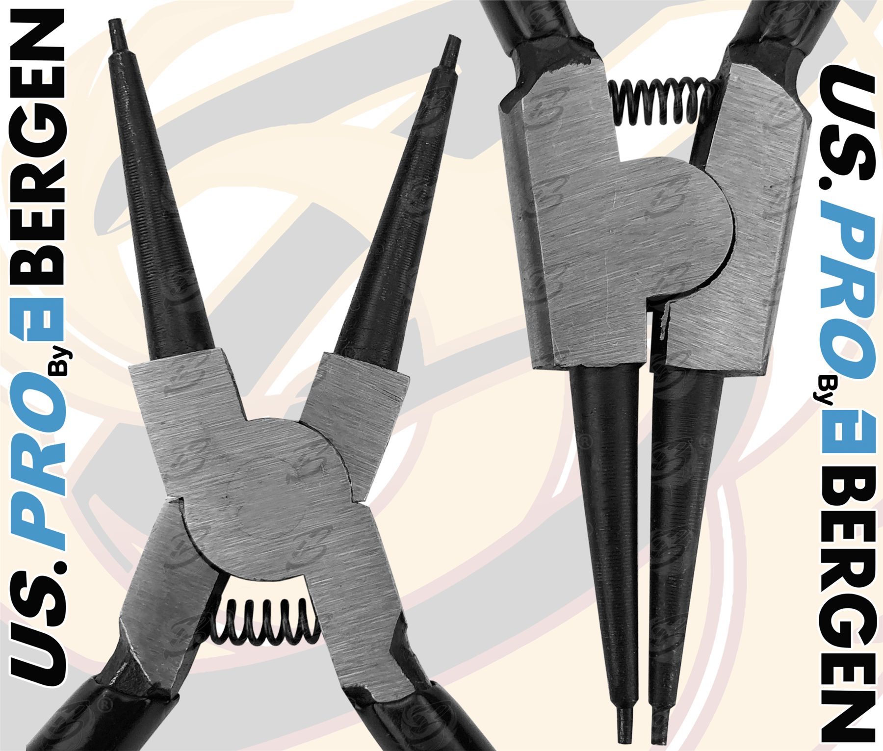 US Pro 4 Piece 7" Circlip pliers Set 2256