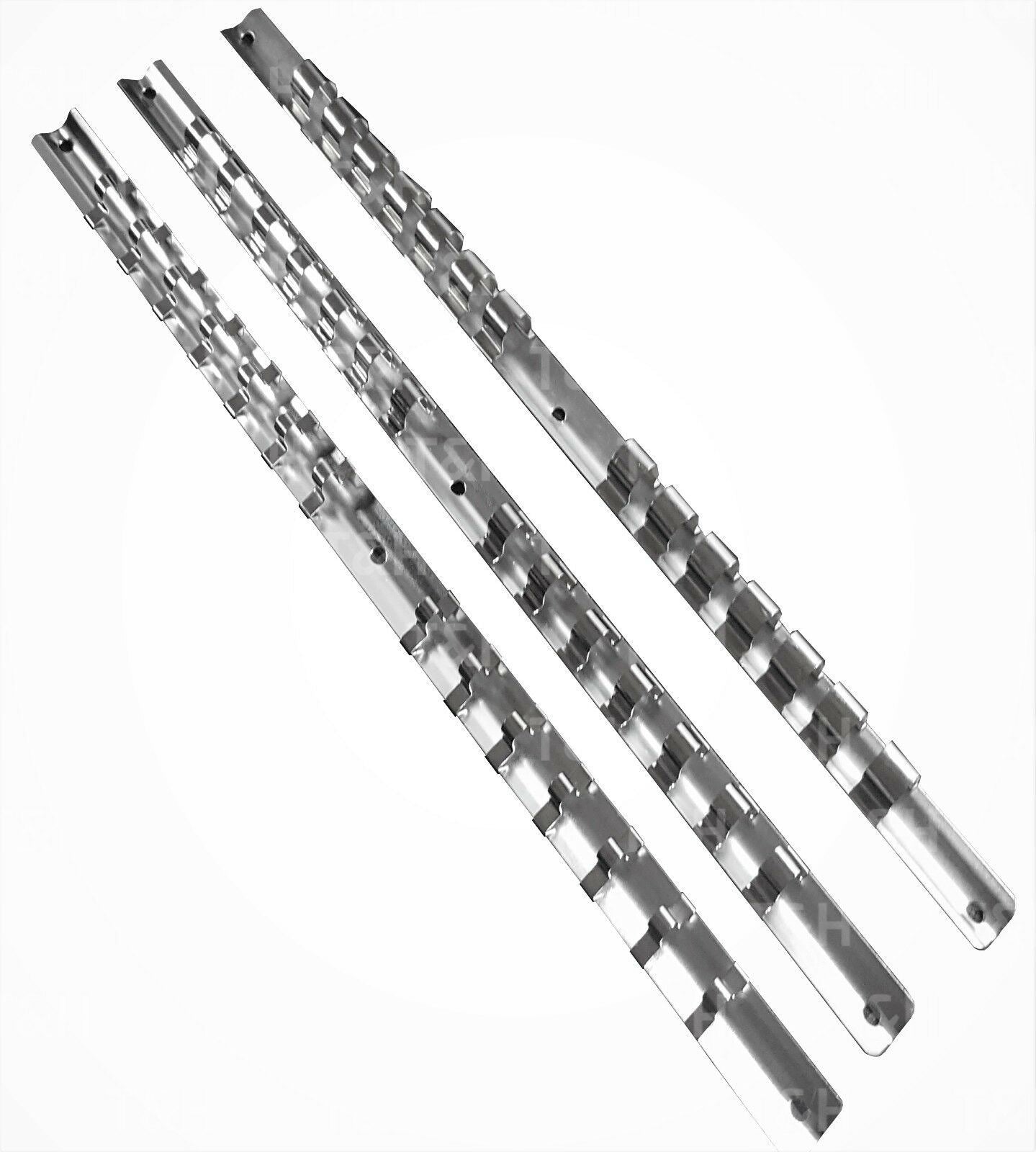 US PRO 3PCS 1/4" & 3/8" & 1/2" DRIVE SOCKET RAILS