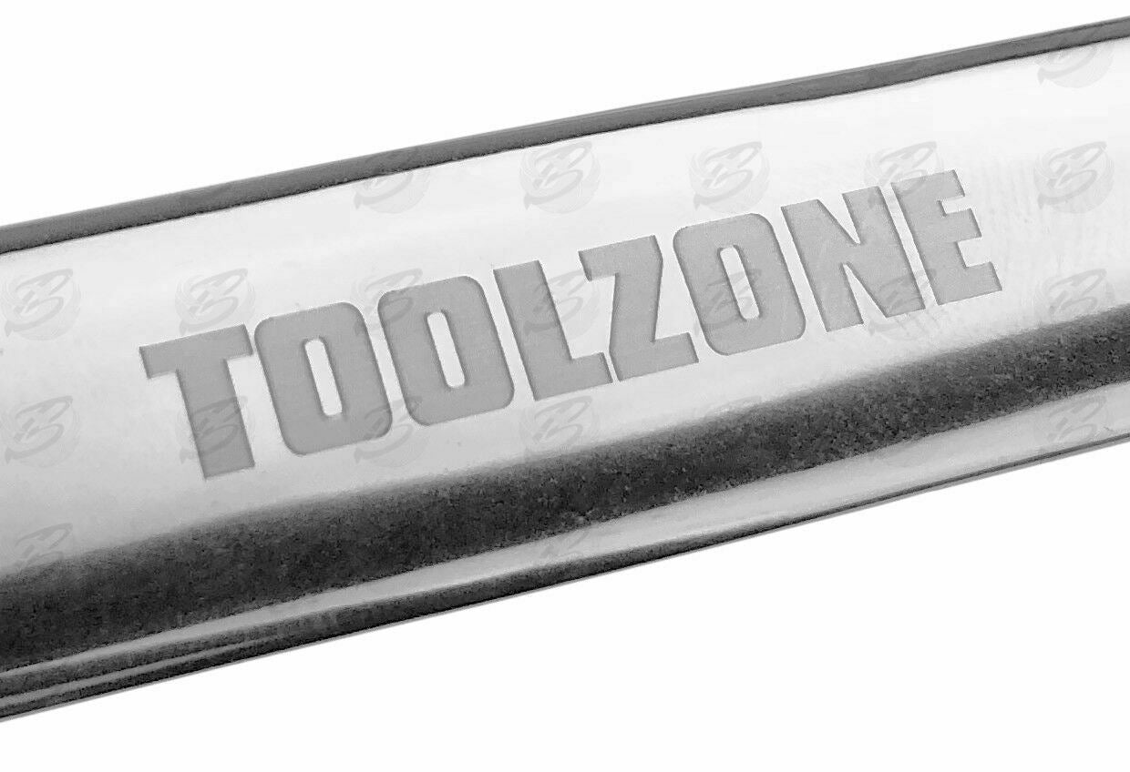 TOOLZONE 8PCS COMBINATION FLEXIBLE RATCHET SPANNER SET 8MM - 19MM