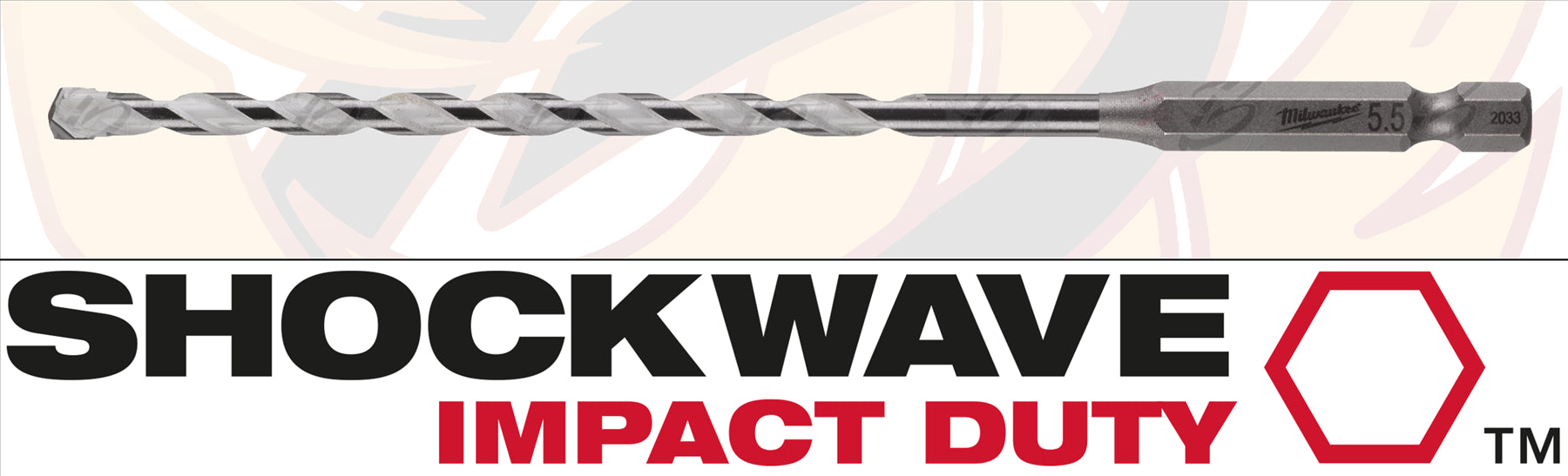 MILWAUKEE 5.5mm x 150mm MULTI MATERIAL DRILL BIT