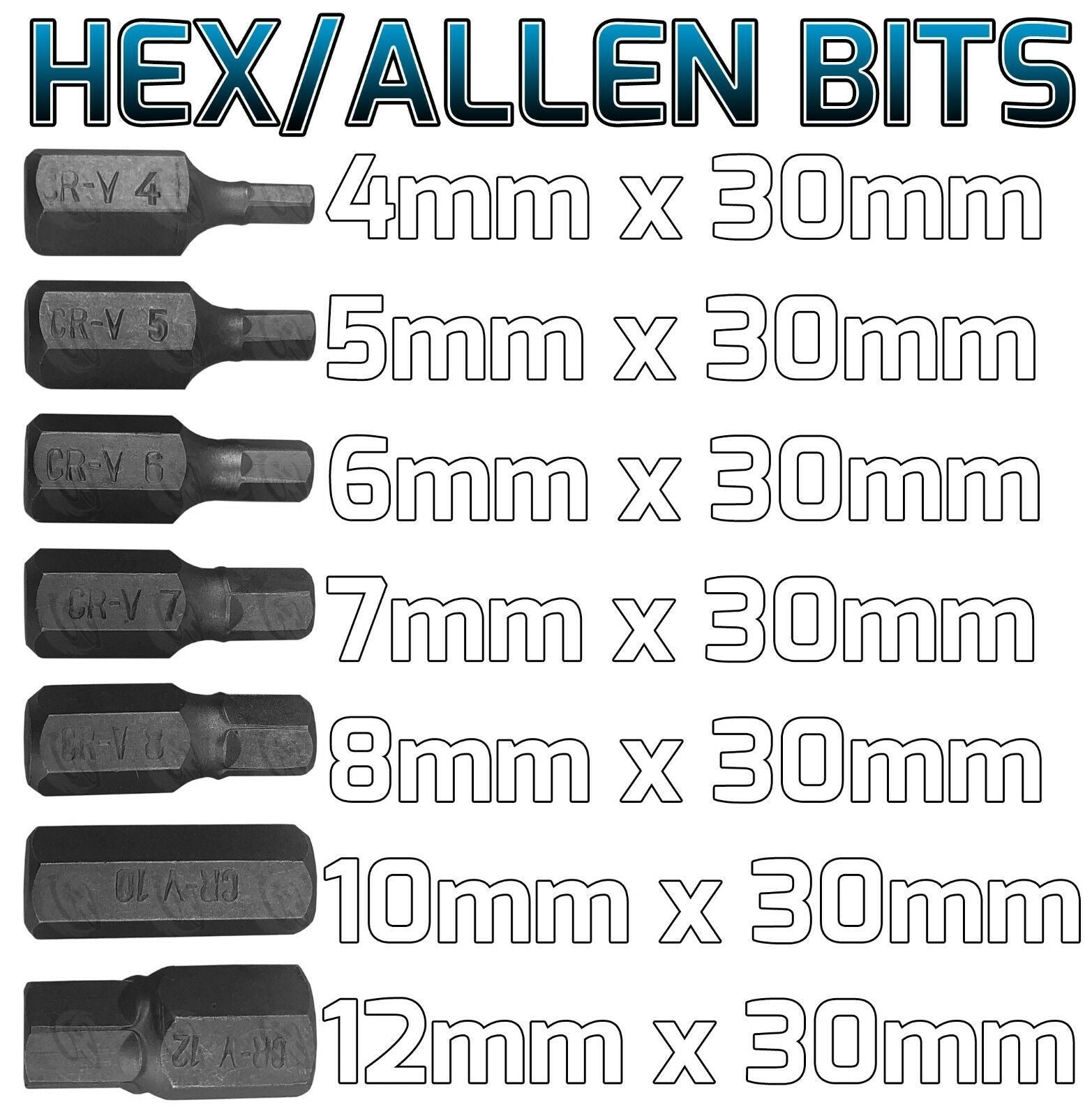 US PRO 40PCS HEX - TORX - SPLINE BIT SOCKETS