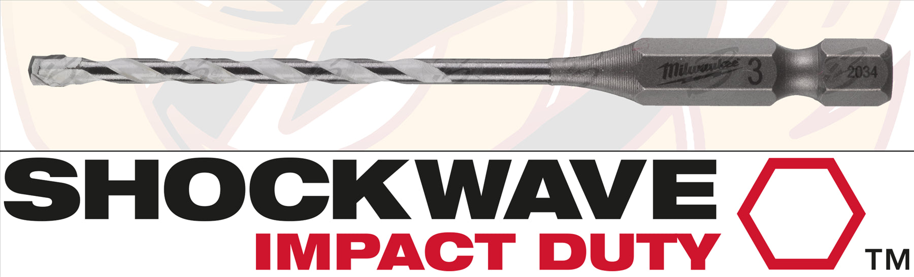 MILWAUKEE 3mm x 90mm MULTI MATERIAL DRILL BIT