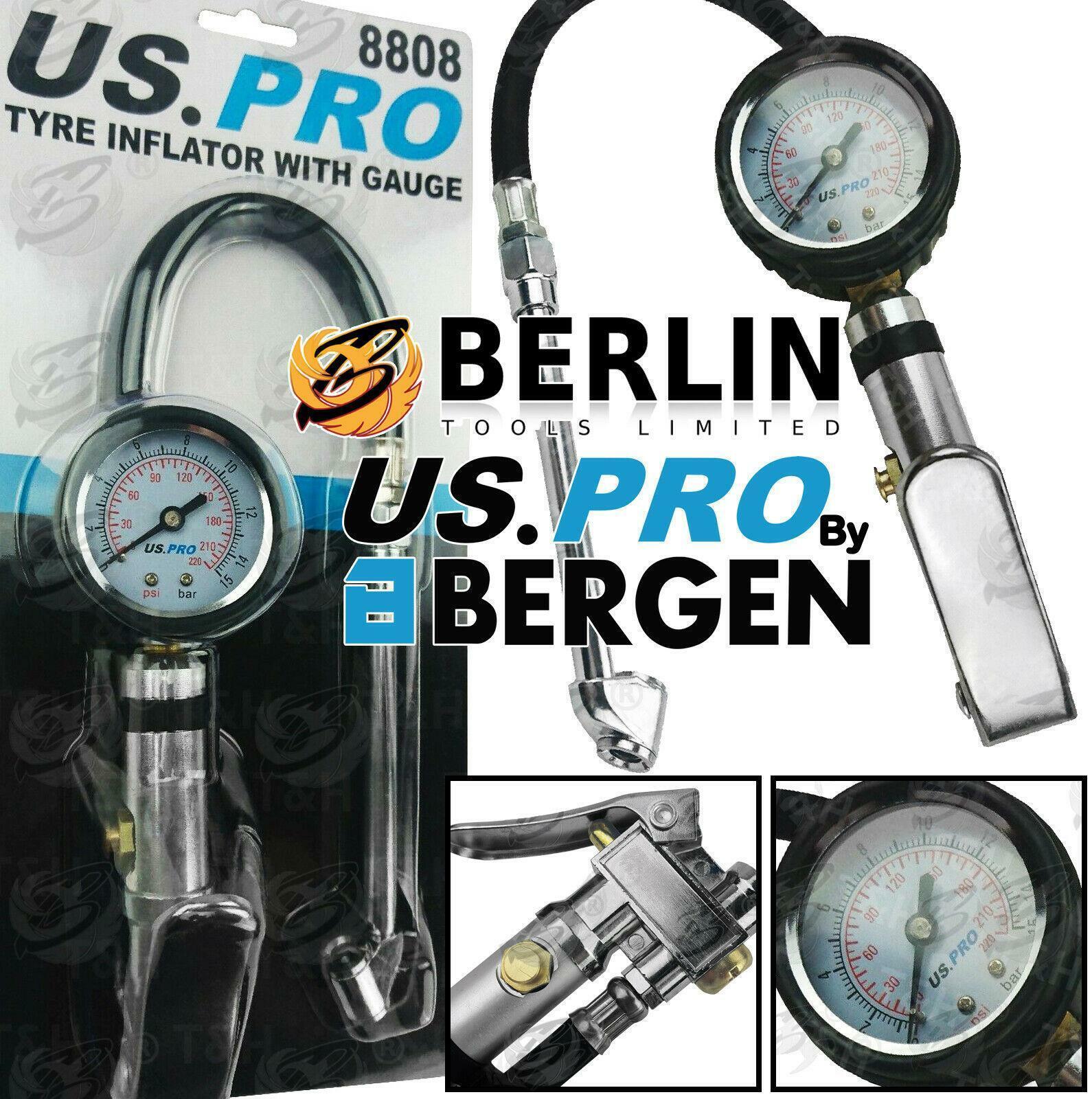 US PRO 220PSI TYRE INFLATOR