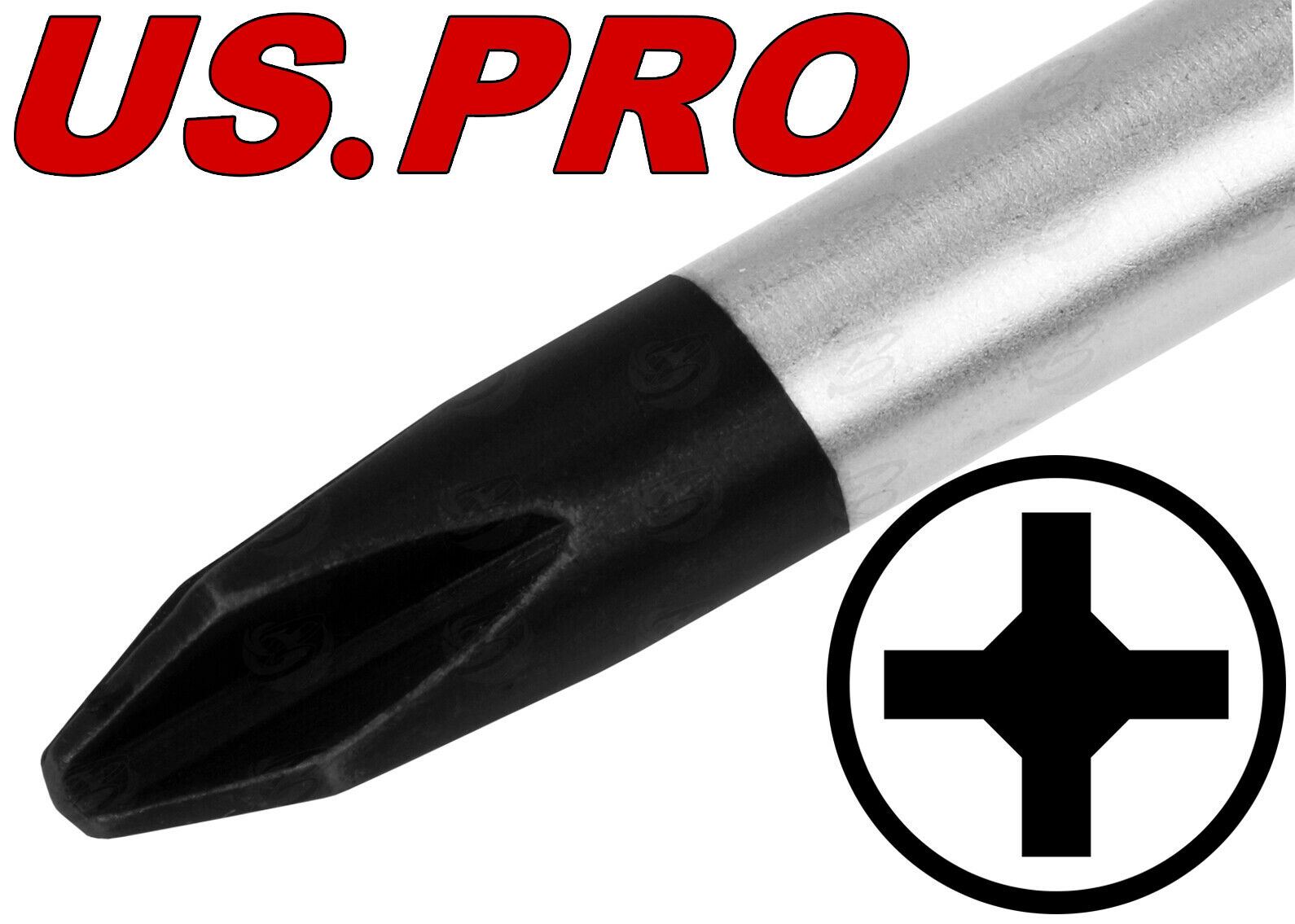 US PRO 3PCS EXTRA LONG MAGNETIC SCREWDRIVERS ( SLOTTED - PHILLIPS - POZIDRIVE )