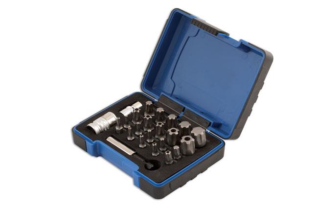 Laser 23 Piece 1/4" & 3/8" Drive Torx Plus Bit Set 5031