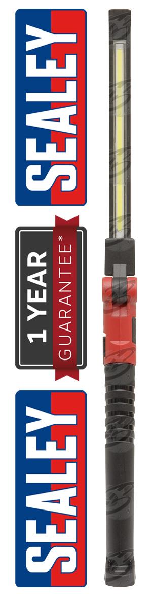 Sealey Rechargeable Smd Led Li - Ion Work Light ( Red ) ( LED01R )