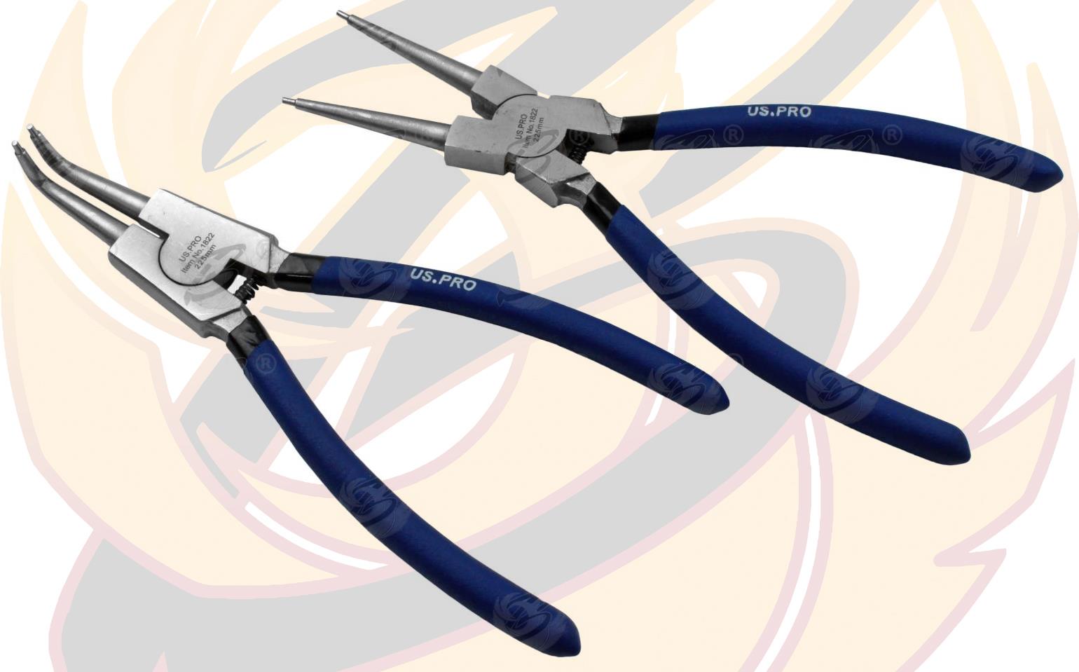 US PRO 4PCS 9" NI-FE CIRCLIP PLIERS