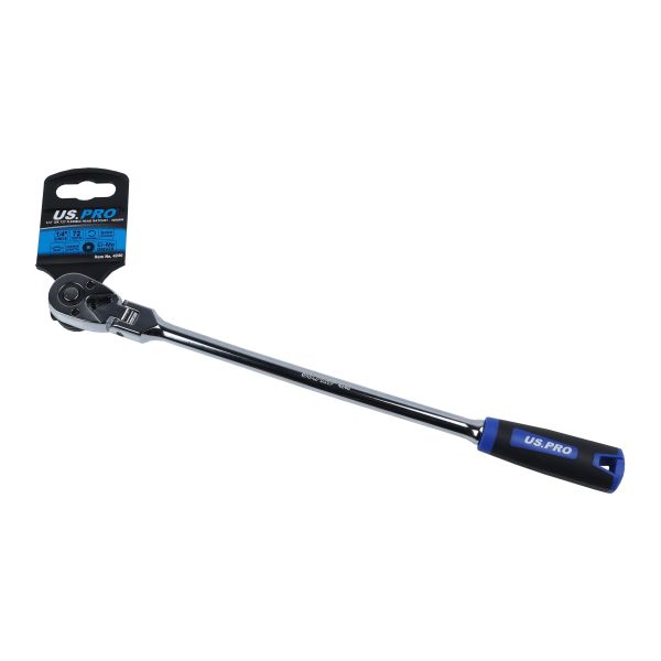 US Pro 1/4" Drive 72T Flexible Head Ratchet 305mm 4240